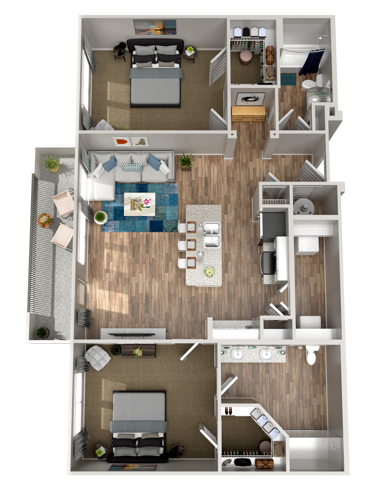 B2 floor plan
