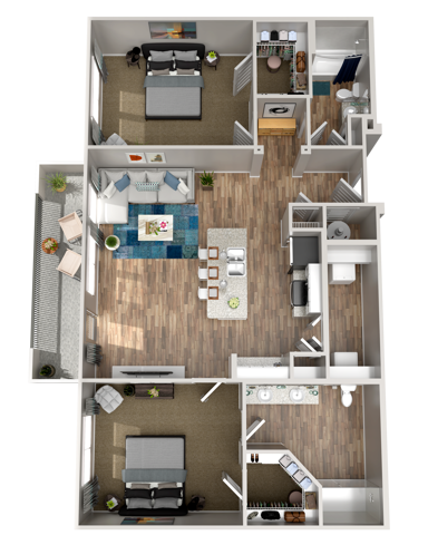 B2 floor plan