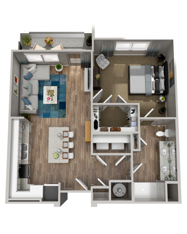 A2 floor plan