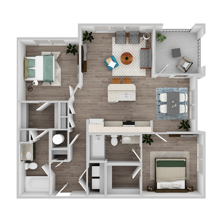 B3 ALT floor plan