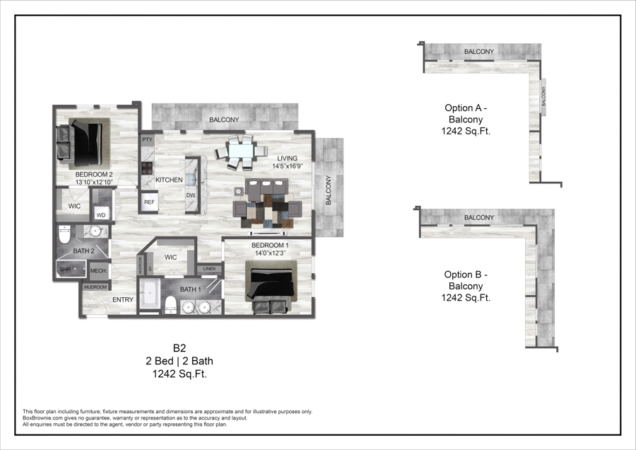 B2 floor plan