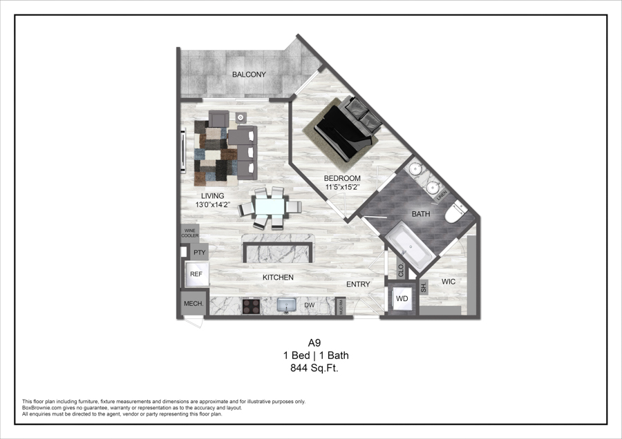 A9 floor plan