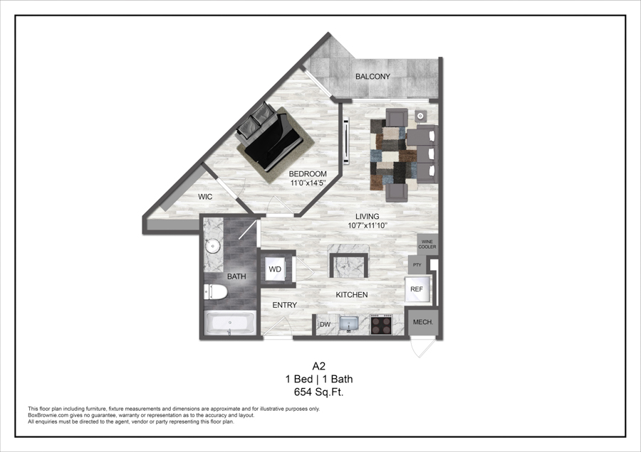 A2 floor plan
