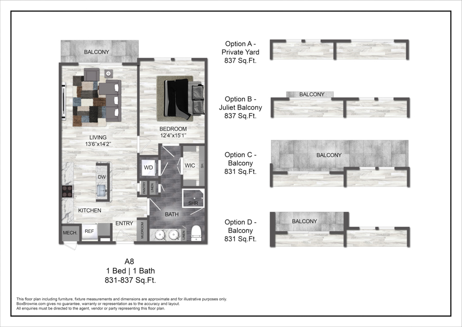 A8 floor plan