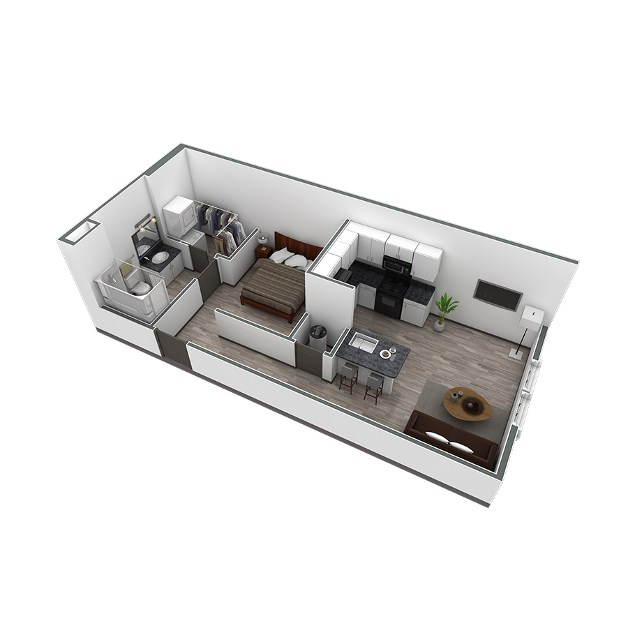 Studio Horizon Overlook floor plan