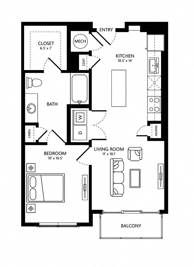 1A floor plan