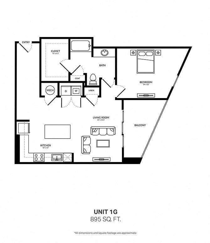 1G floor plan