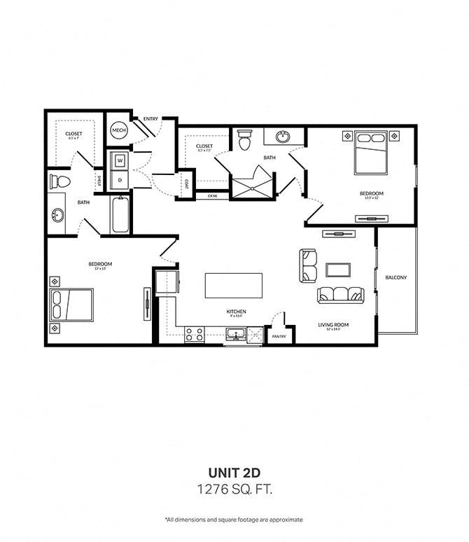 2D floor plan