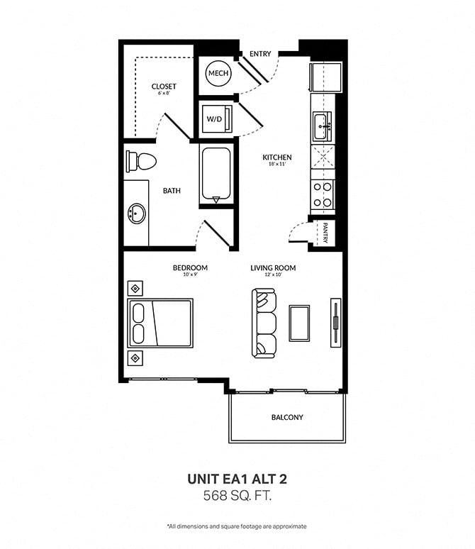 EA1 Alt 2 floor plan