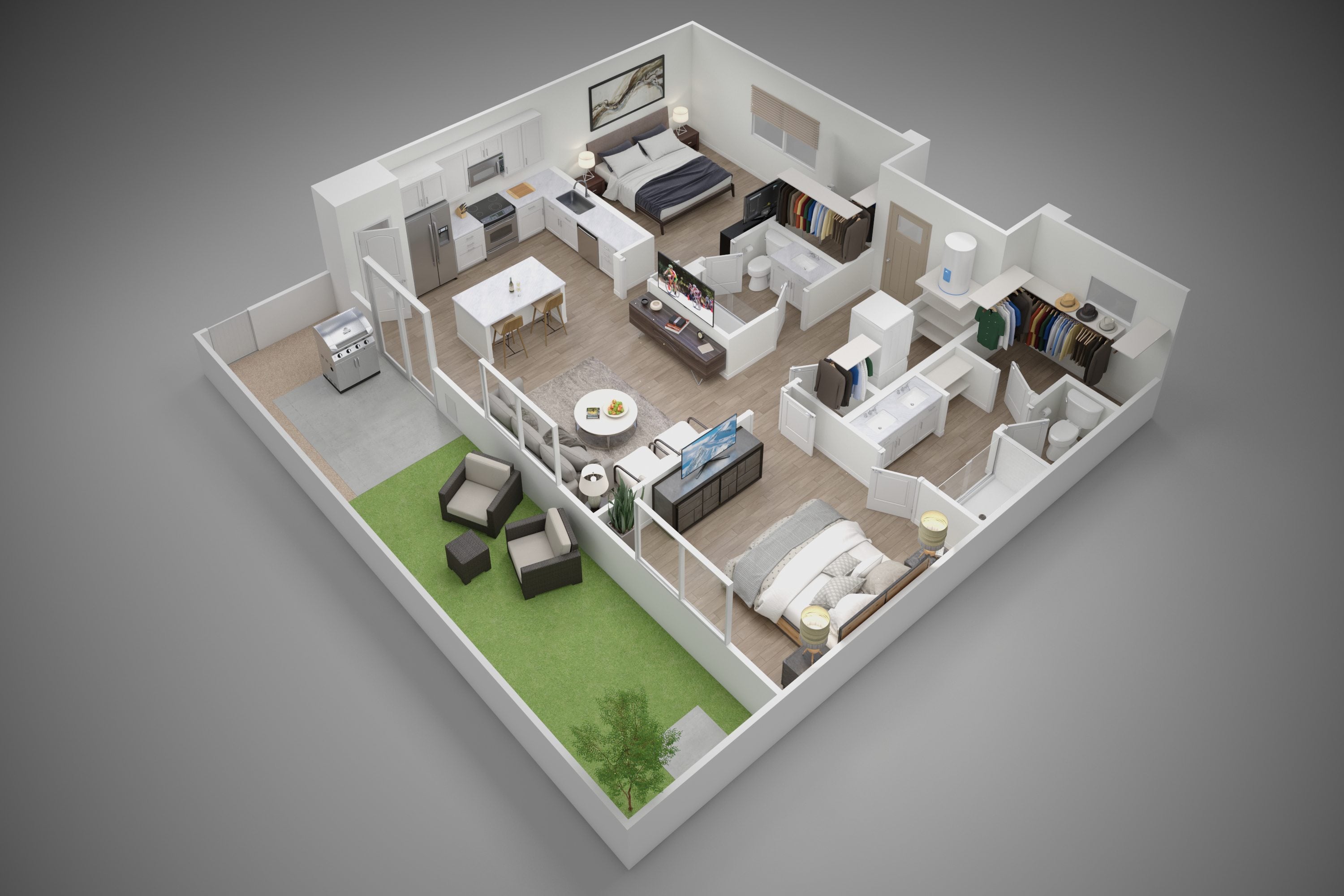 Retreat floor plan