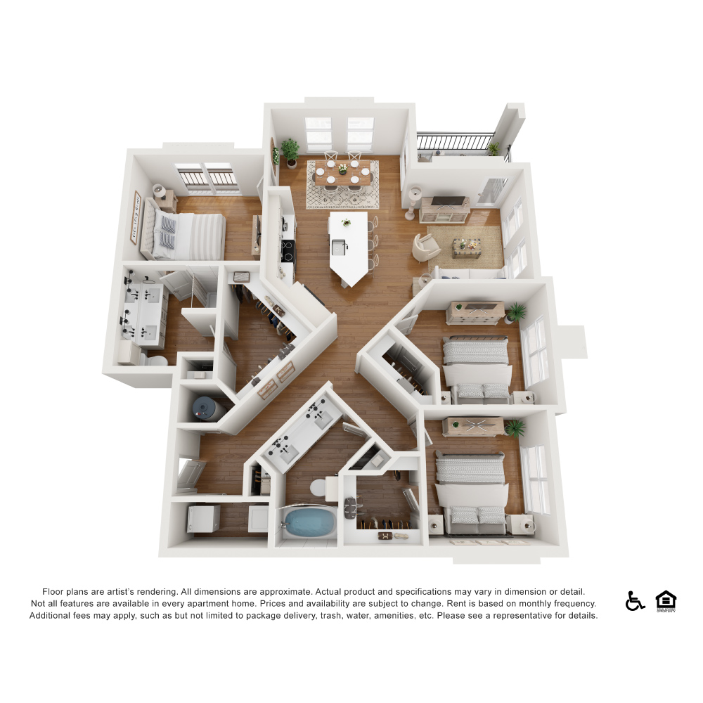 C2- Shallow floor plan