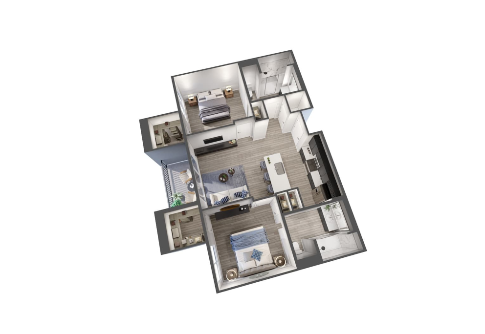 The Radiance floor plan