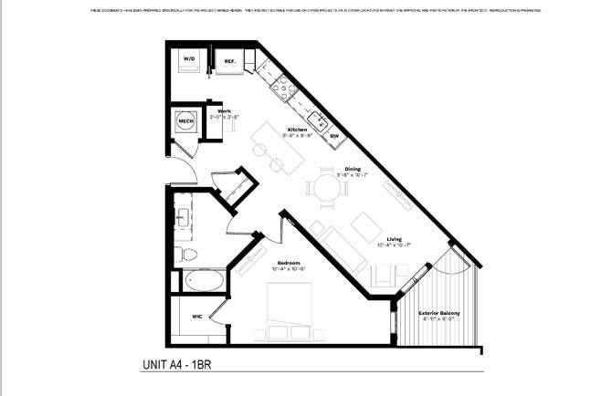 A4 floor plan