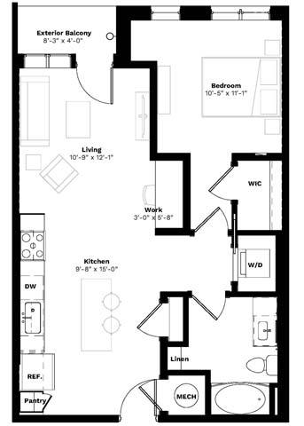 A2 floor plan