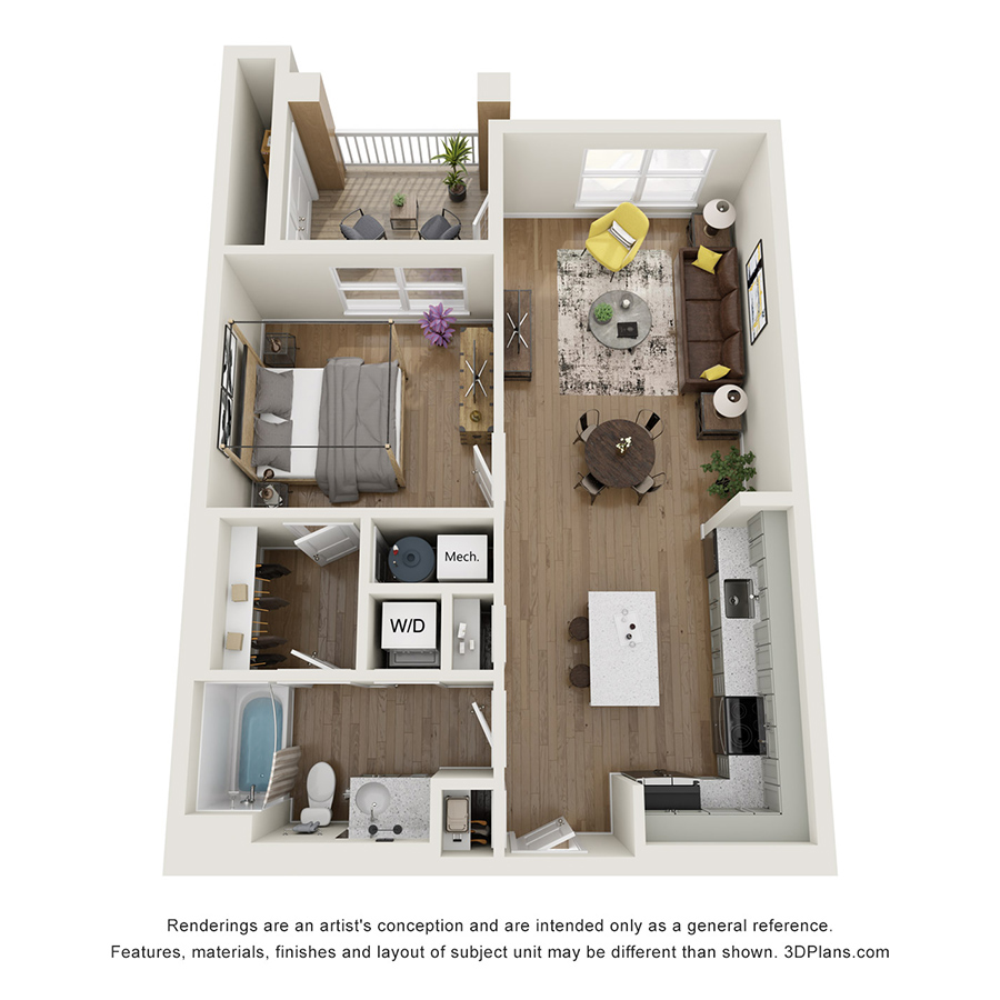 1A floor plan
