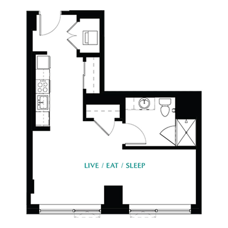 E9 floor plan