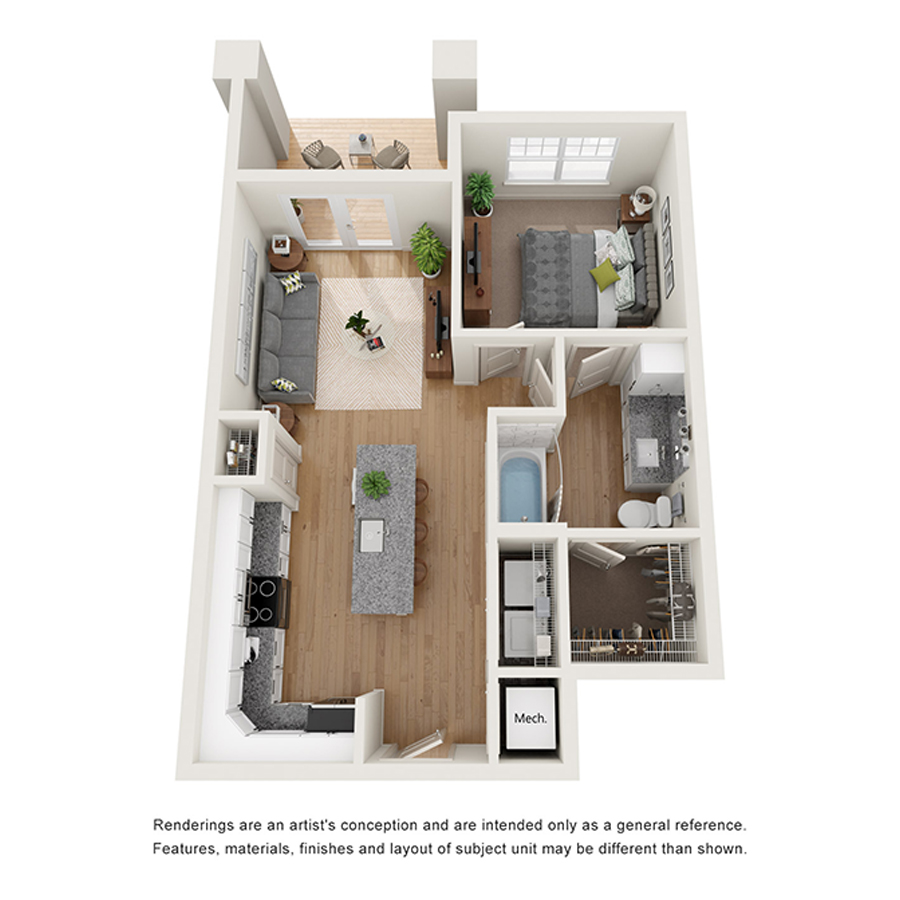 A2 floor plan