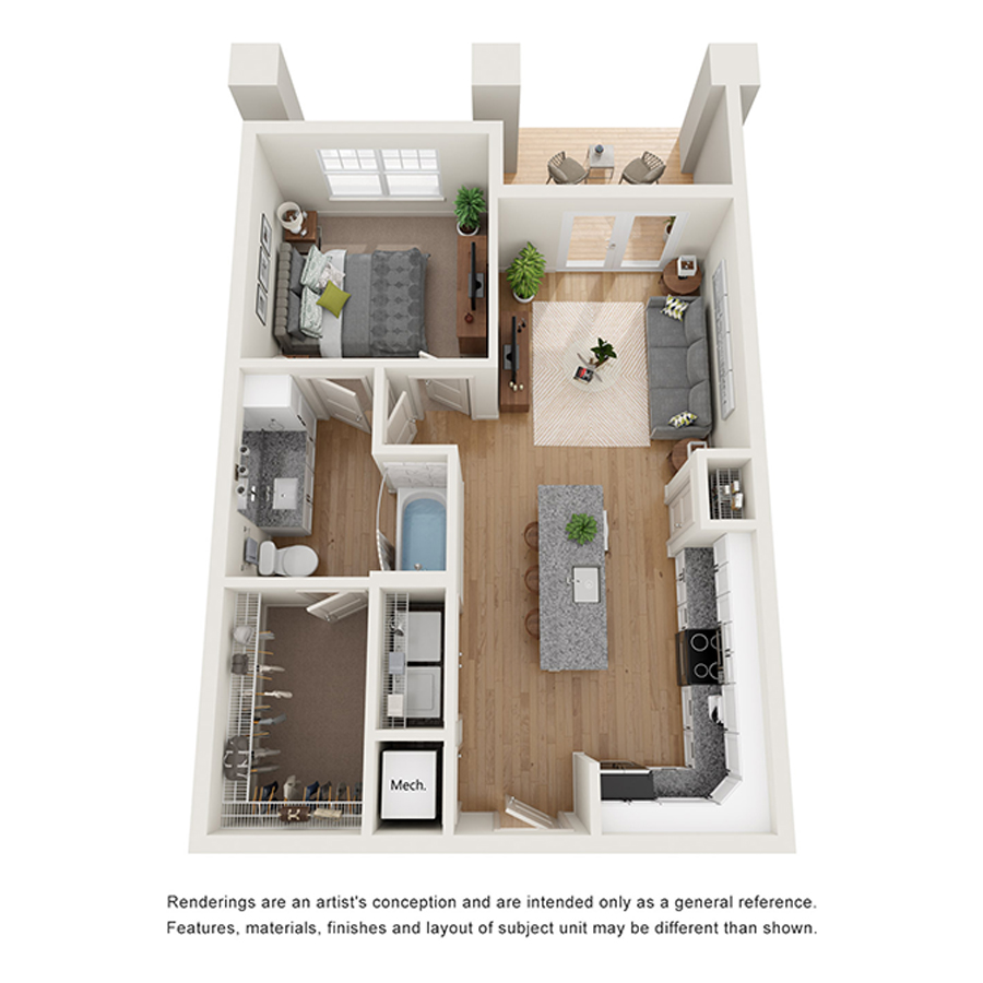 A1 floor plan