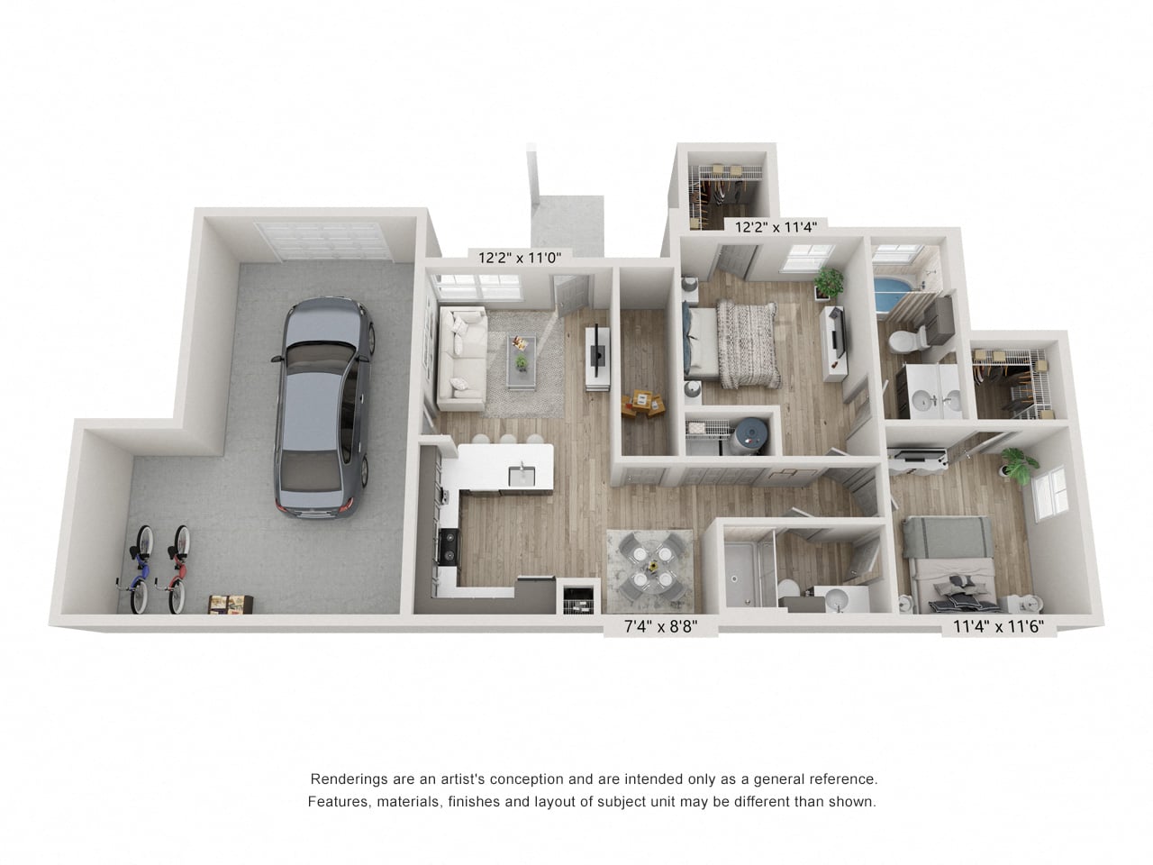 B1b - Garage floor plan
