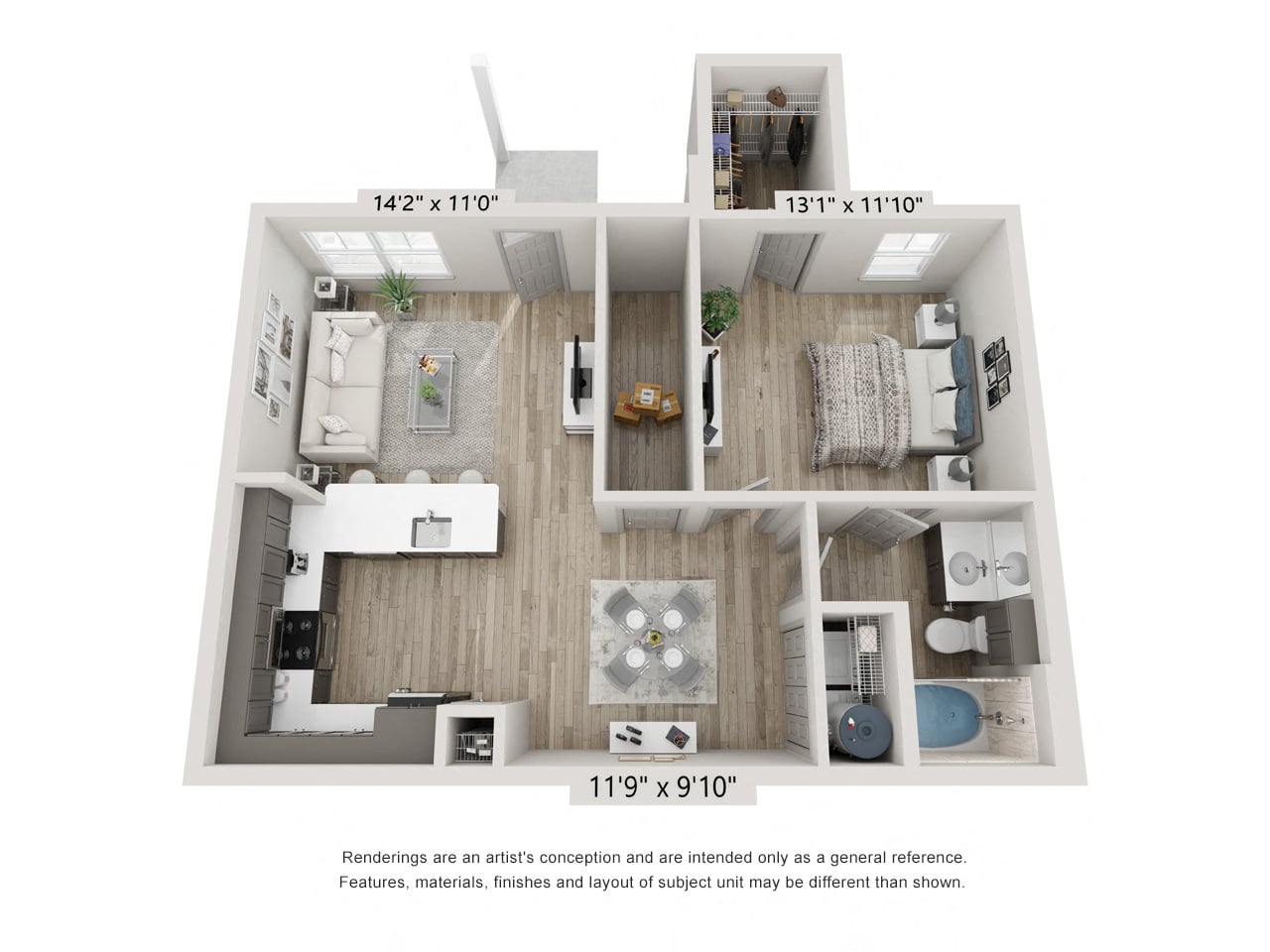A2 floor plan