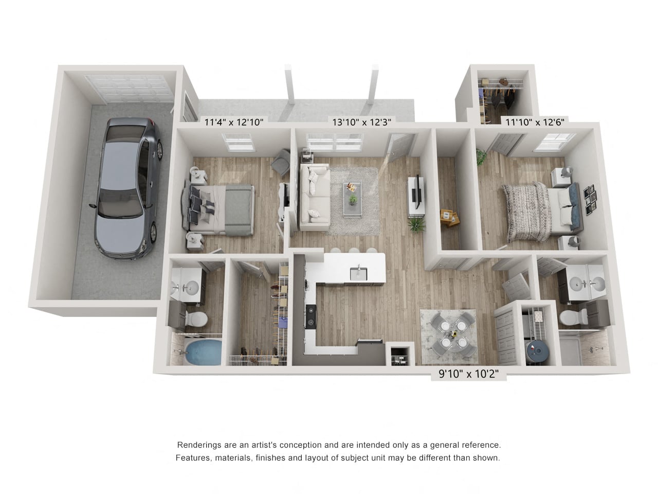B2a - Garage floor plan
