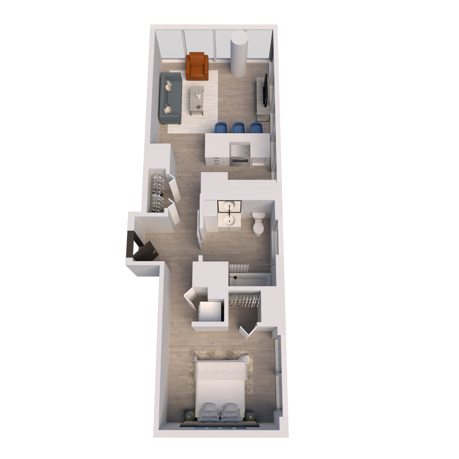 Unit 707 floor plan