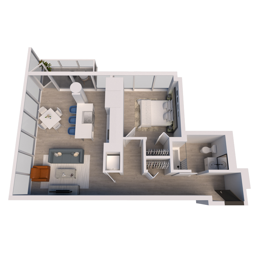 Unit 705 floor plan