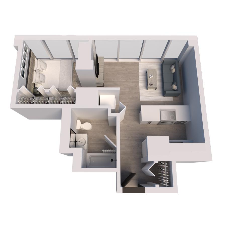 Unit 1306 floor plan