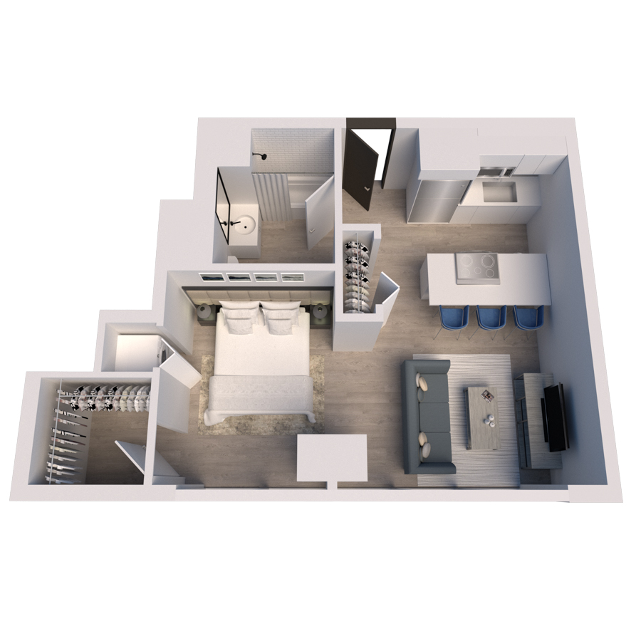 Unit 902 floor plan