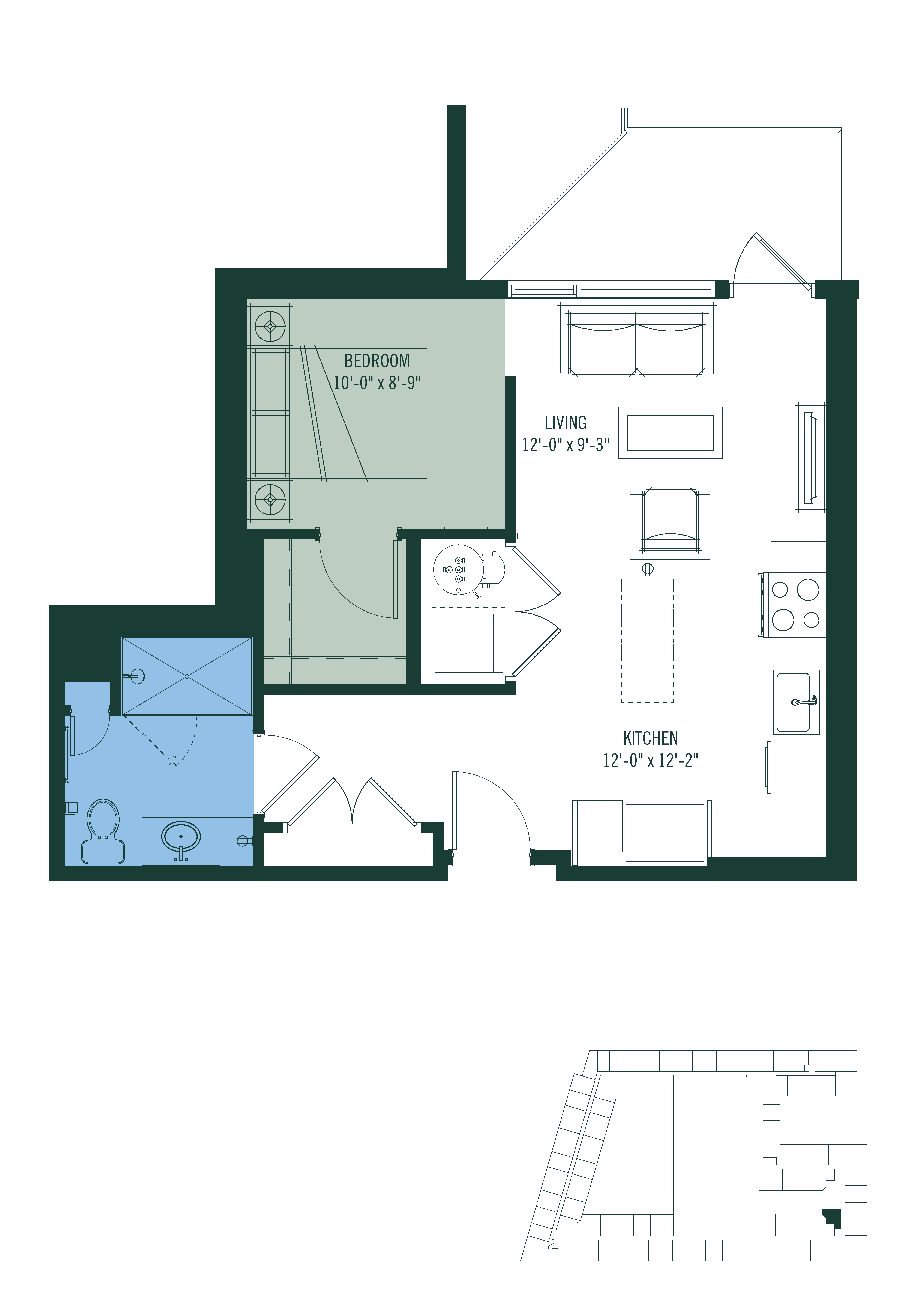 Studio Den-SD8 floor plan