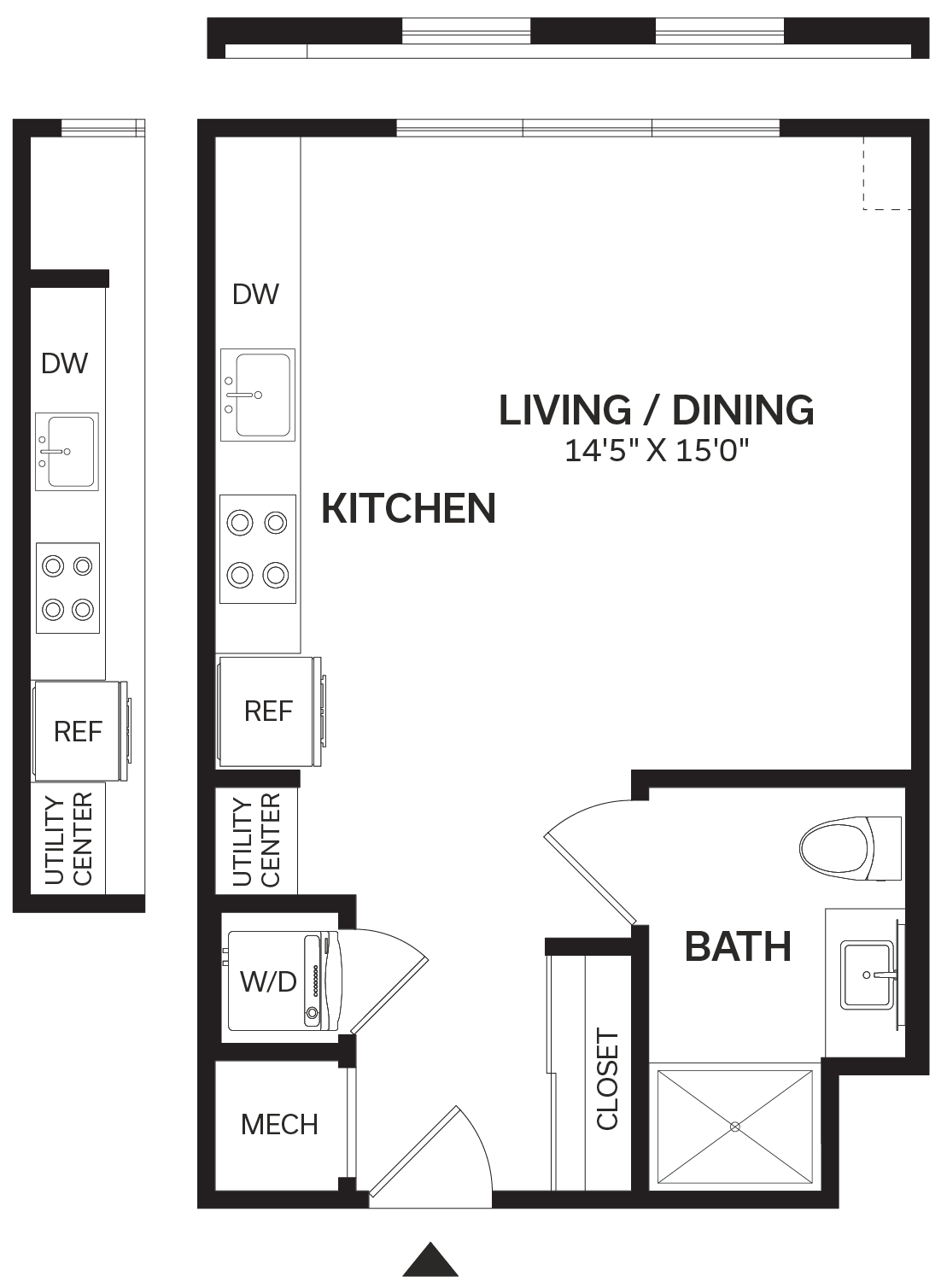 Studio-S1 floor plan