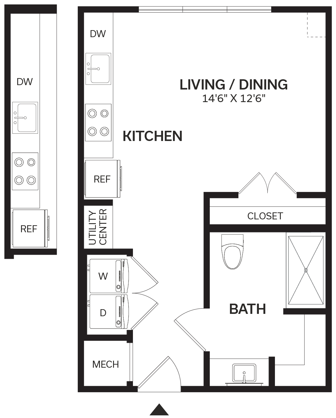 Studio-S2 floor plan