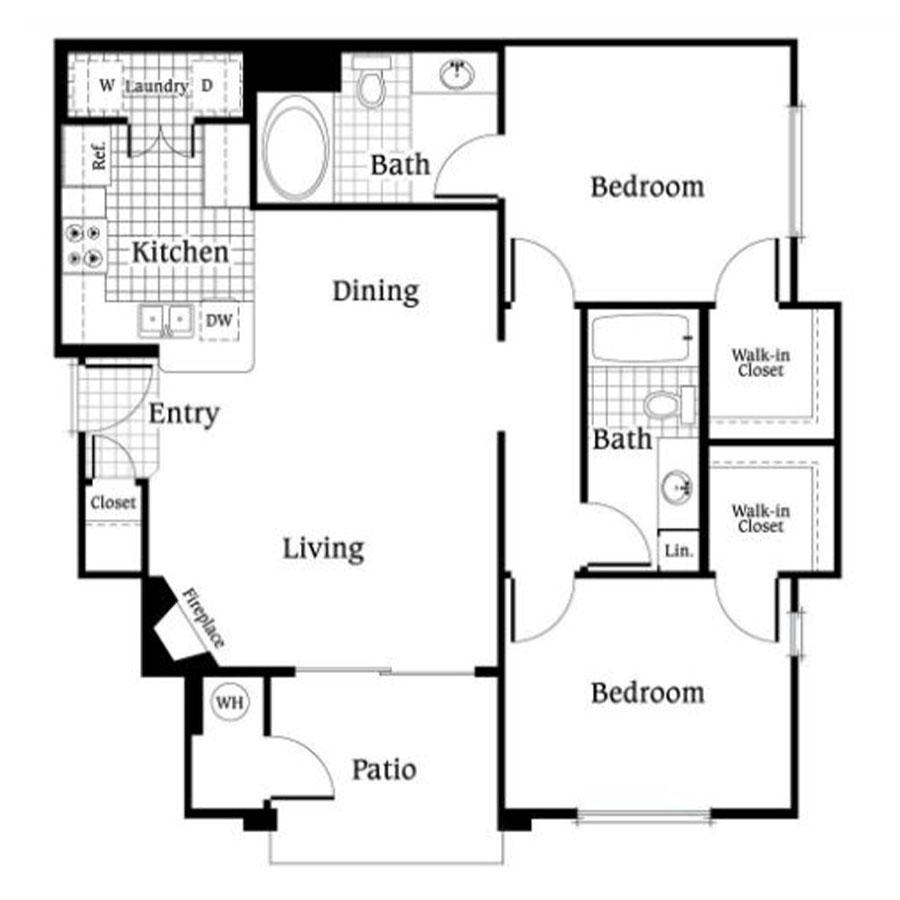 Aspen Renovated floor plan
