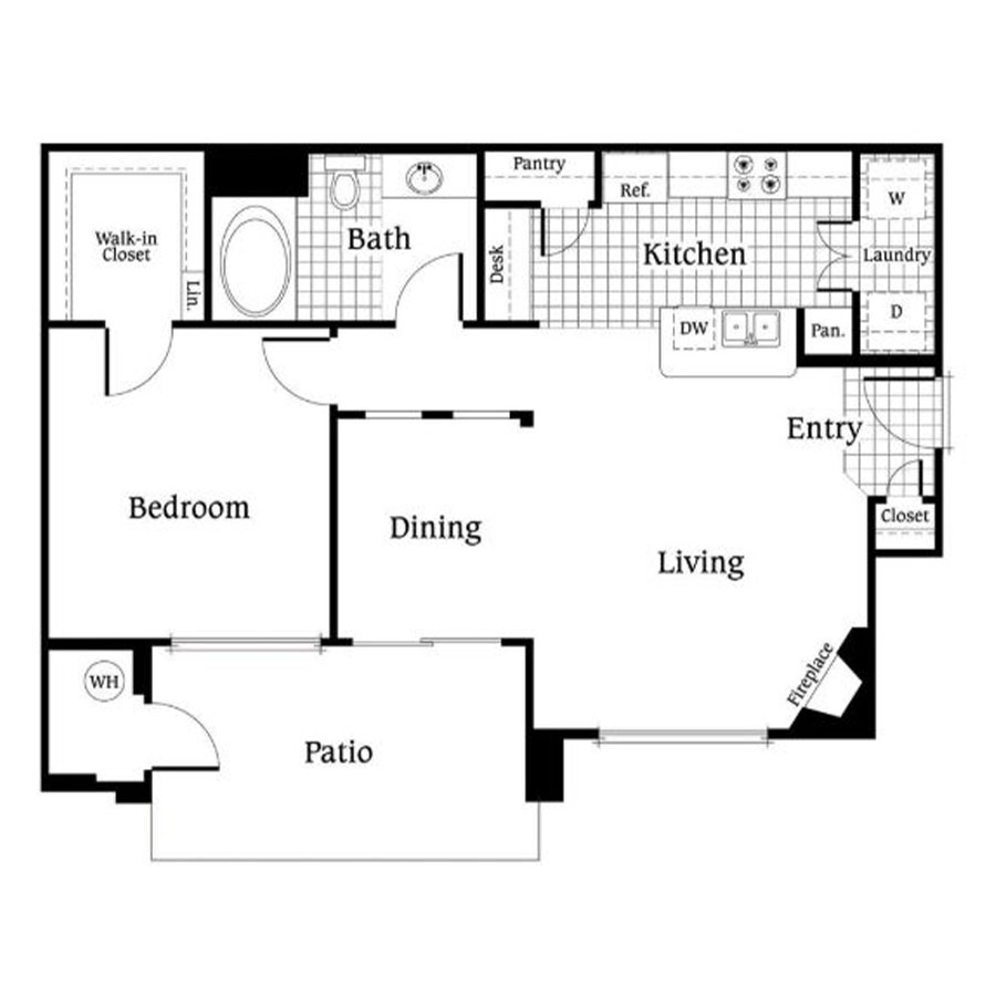 Oak Renovated floor plan