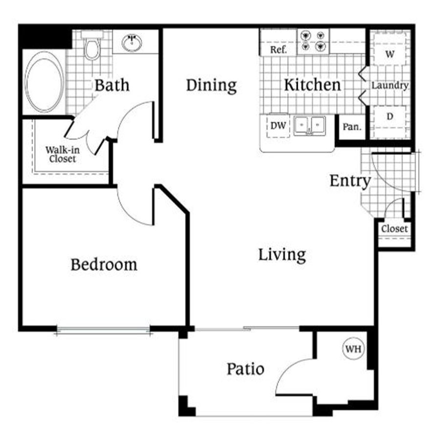 Maple Renovated floor plan