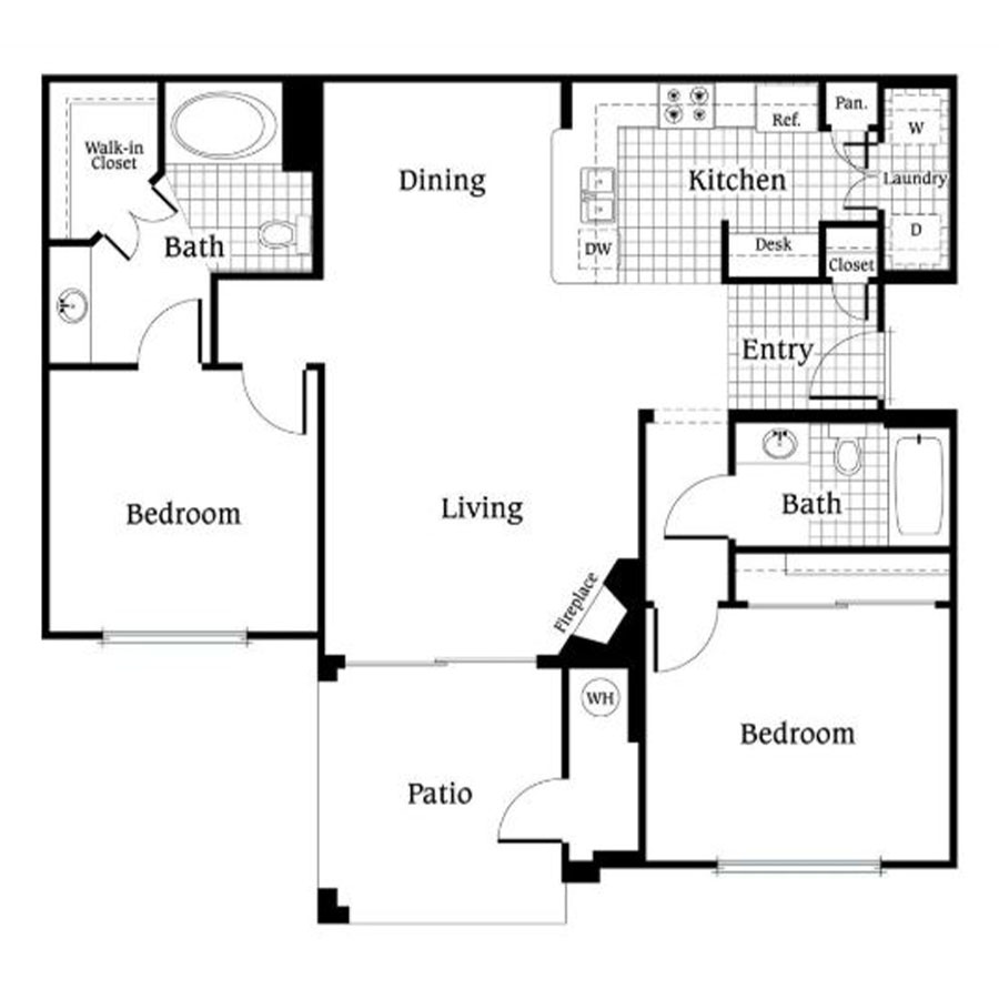 Bradford Pear Renovated floor plan
