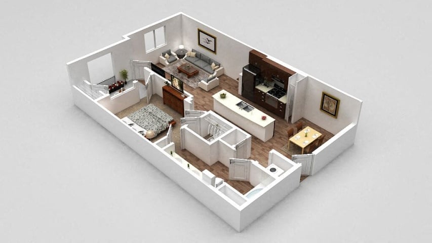 A2 floor plan