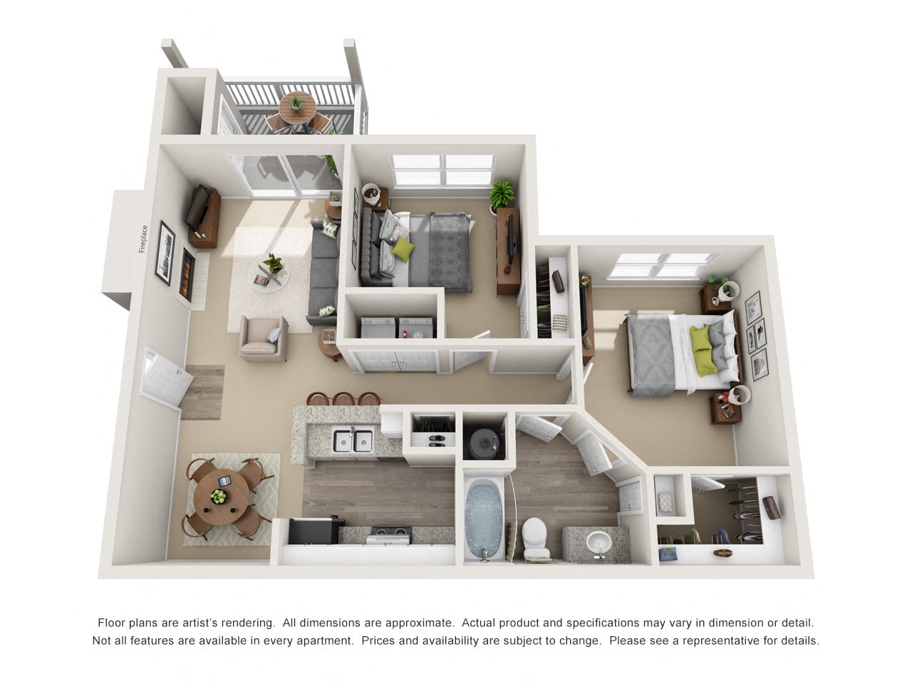 B floor plan