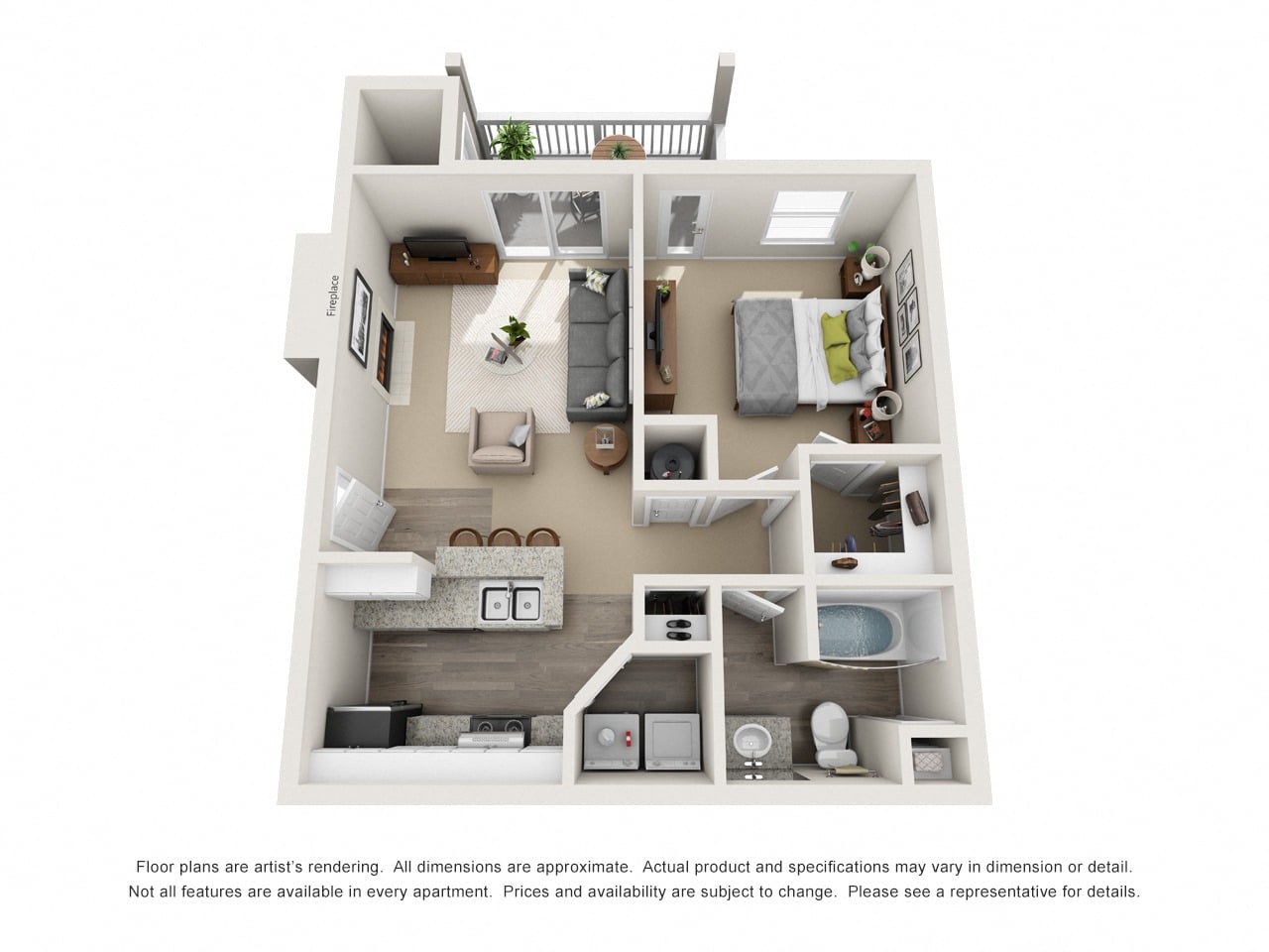 A floor plan