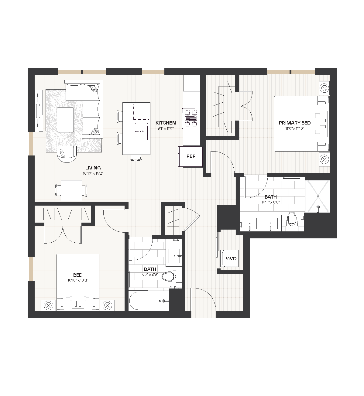 2B4 floor plan