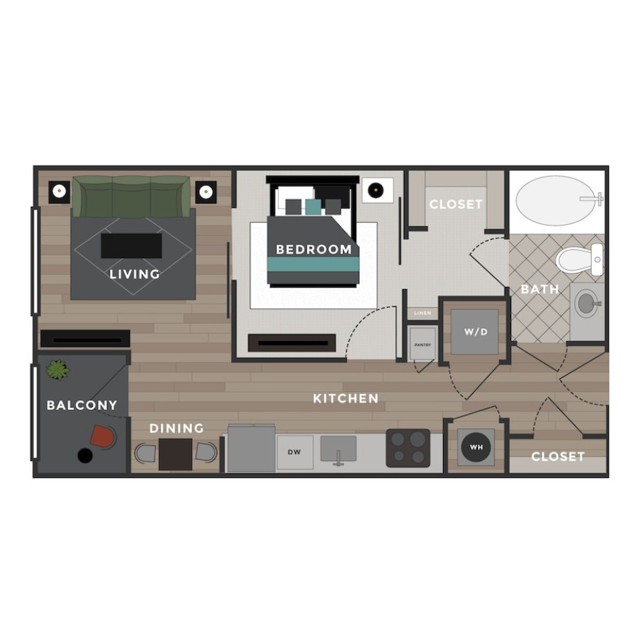 E1 floor plan