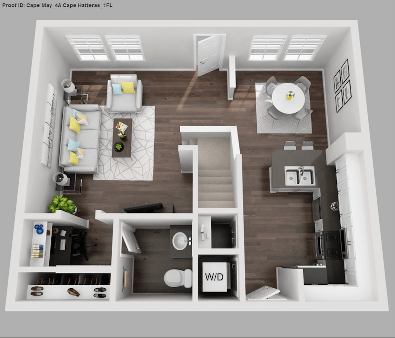 Cape Hatteras floor plan