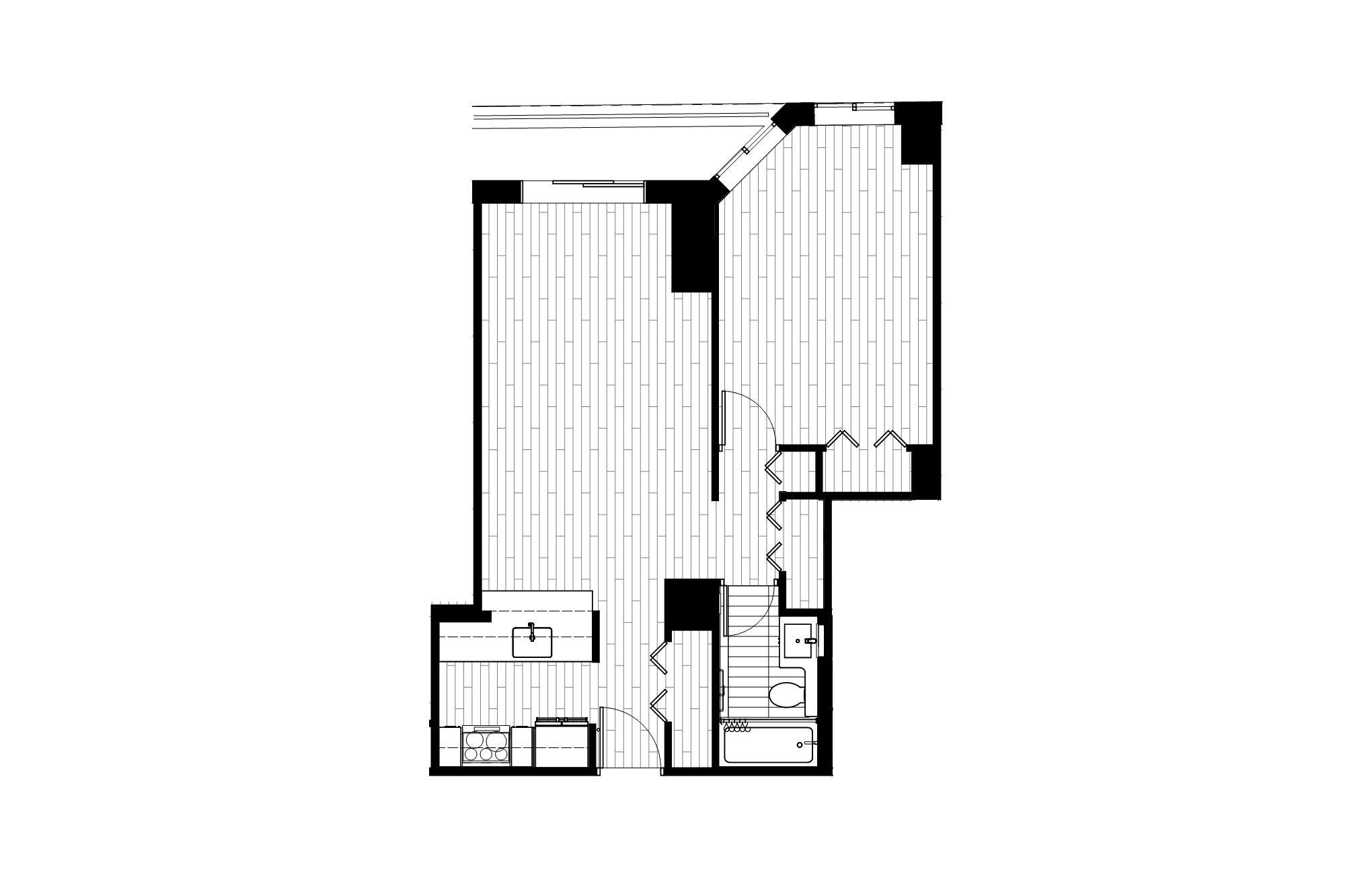 1 Bed_1 Bath-02 floor plan