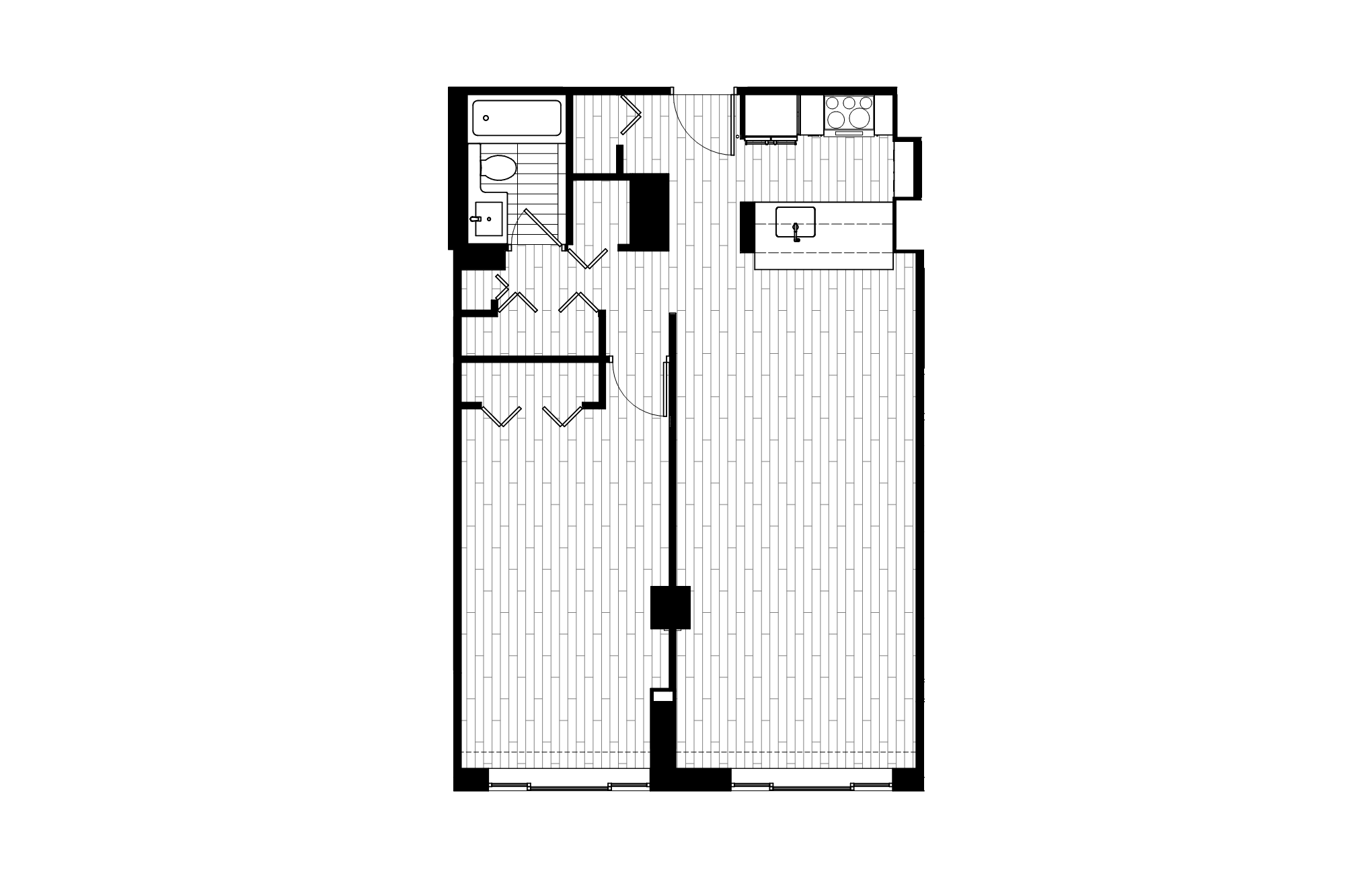 1 Bed_1 Bath-11 floor plan