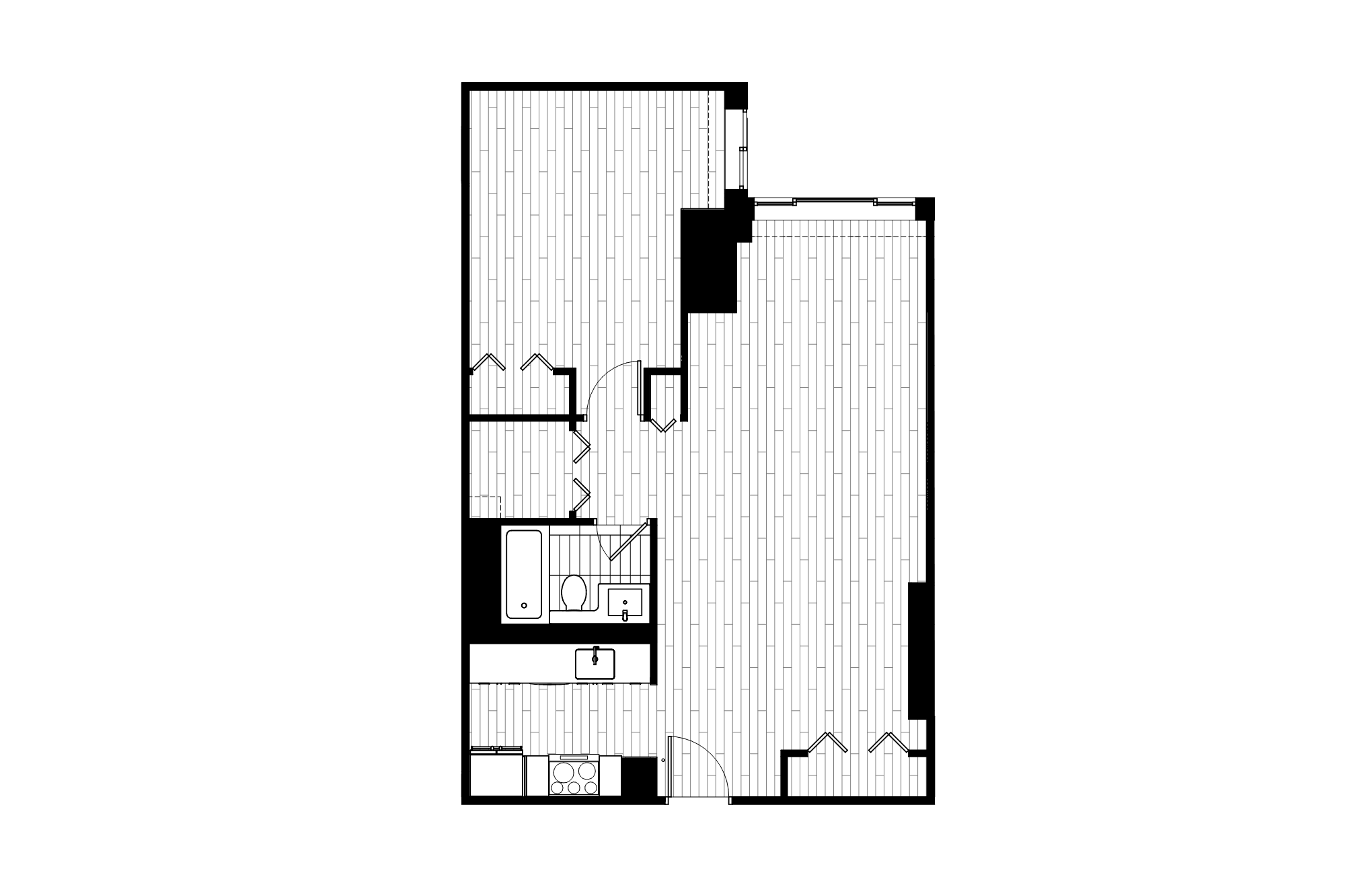 1 Bed_1 Bath-15 floor plan