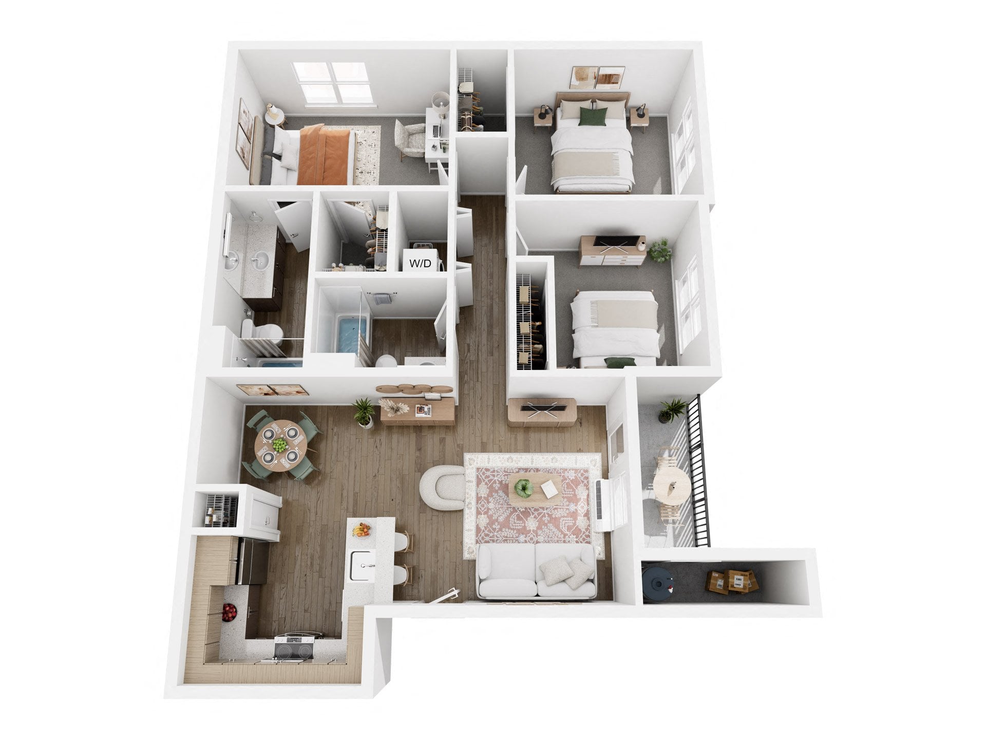 3x2 floor plan
