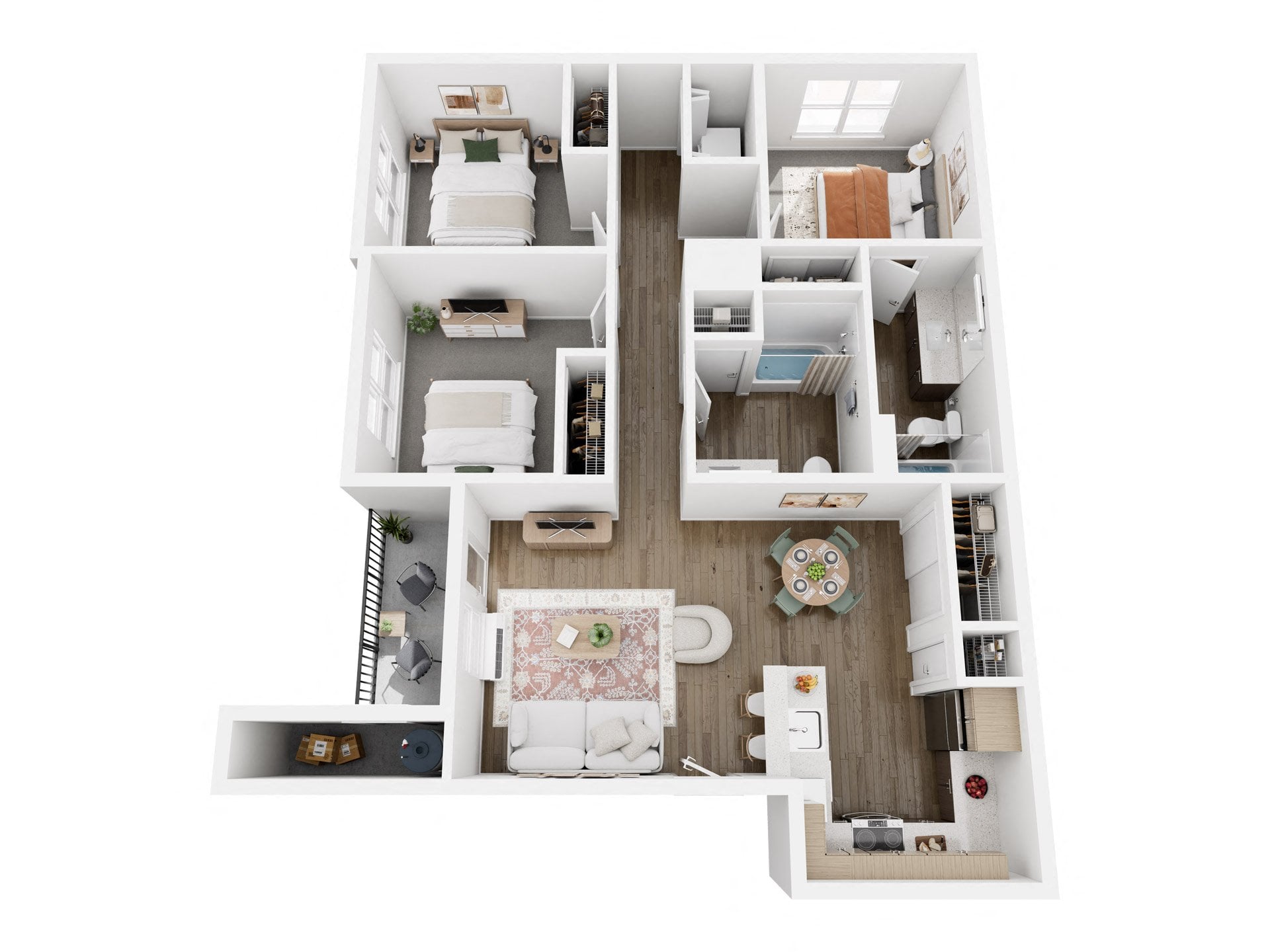 3x2A floor plan