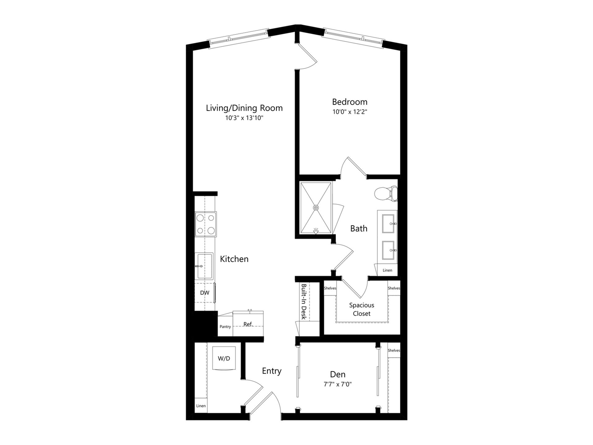 A6-D floor plan