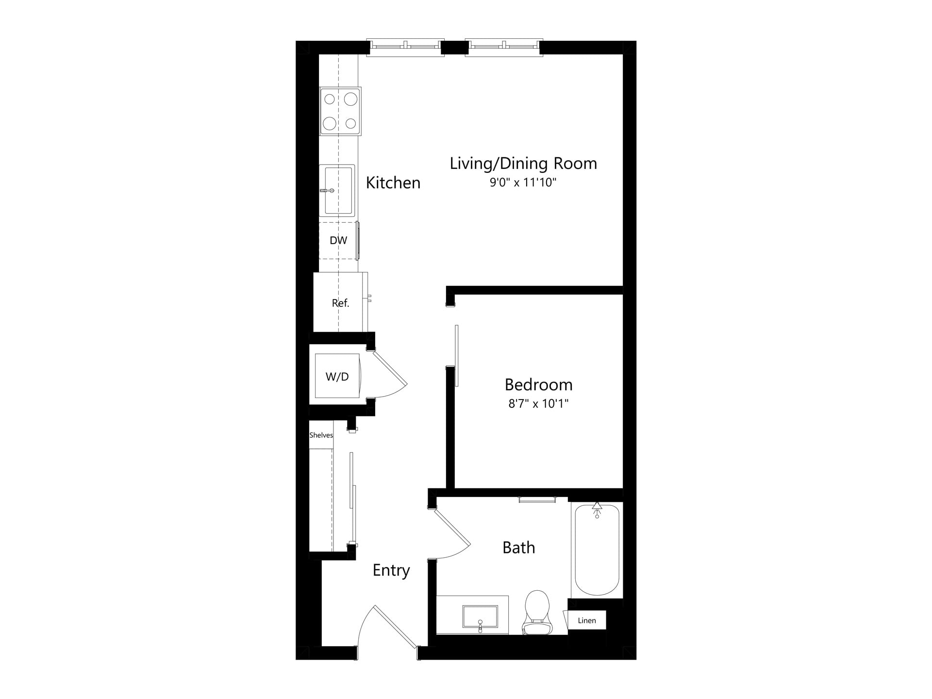 U1 floor plan