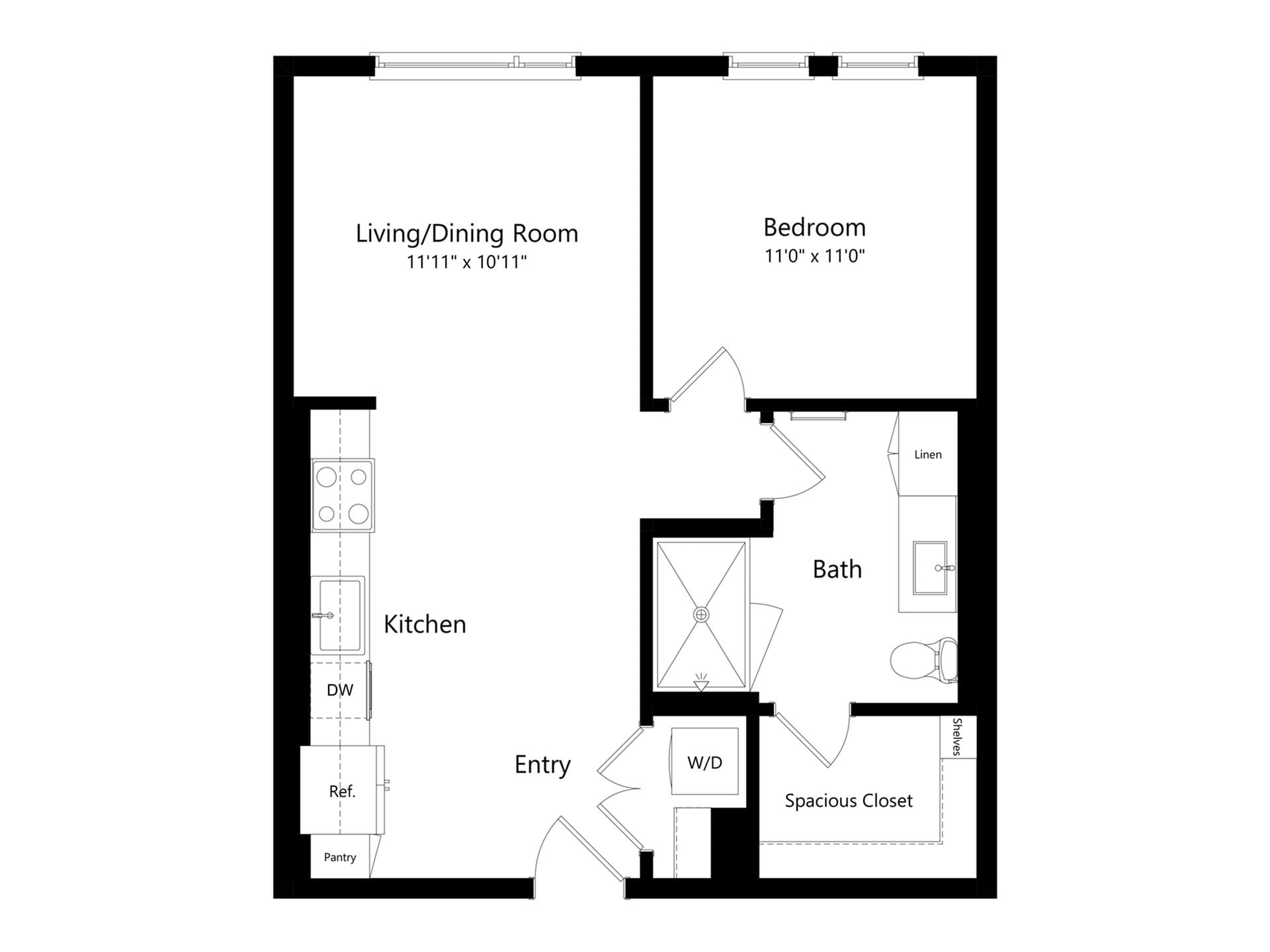 A2 floor plan